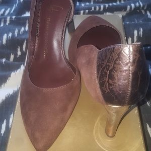 Franco Sarto Brown Pumps
